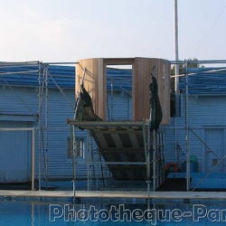 Marineland - Travaux et modifications - decor bassin otaries