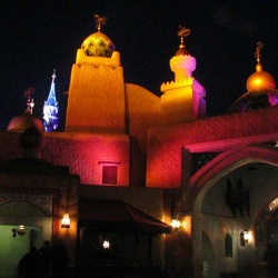 Disneyland Park - photos de nuit - adventurland