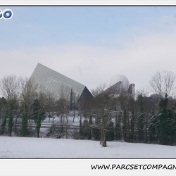 Parc du Futuroscope - Le parc sous la neige