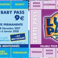 Luna Park de Nice - Les pass