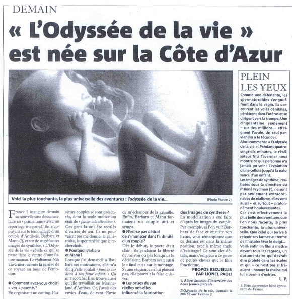 Nice Matin - article 30 janvier 2006