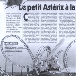 Revue de Presse - Parc Asterix - Annee 2006